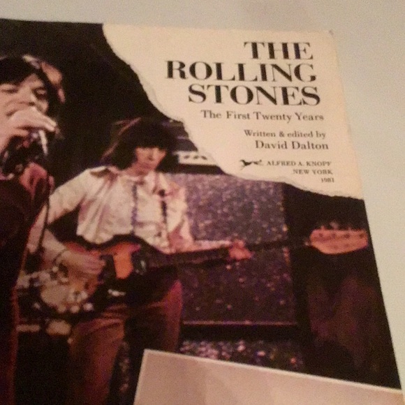The Rolling Stones The First Twenty Years large softcover book David Dalton 1981 - Picture 3 of 12